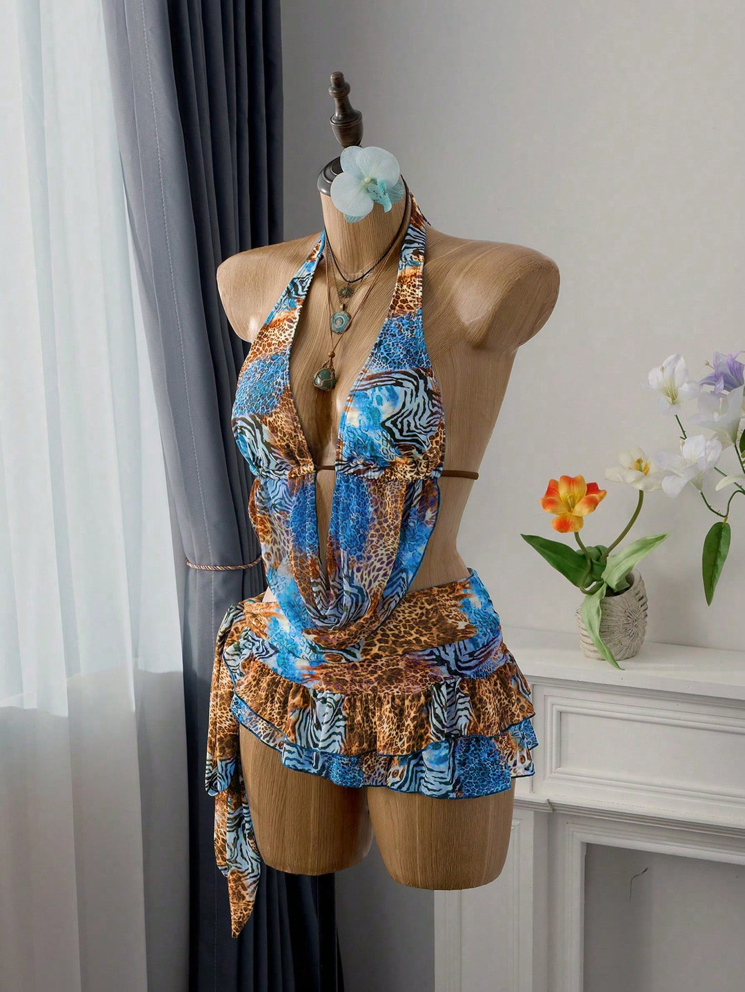 Set bikini SHEIN, mix culori