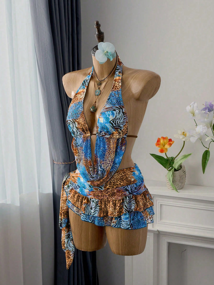 Set bikini SHEIN, mix culori