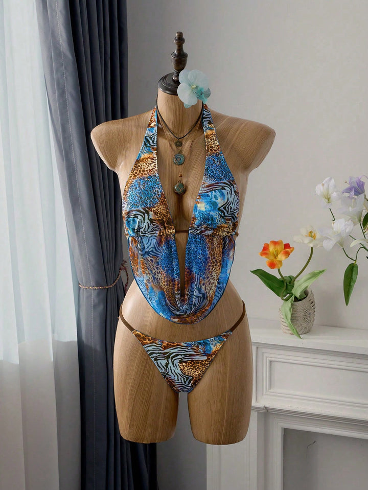 Set bikini SHEIN, mix culori
