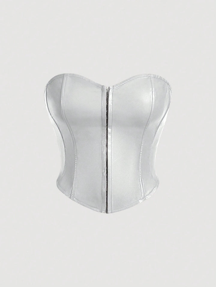 Top SHEIN, argintiu