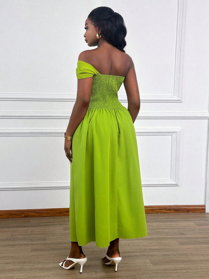 Rochie midi SHEIN, verde
