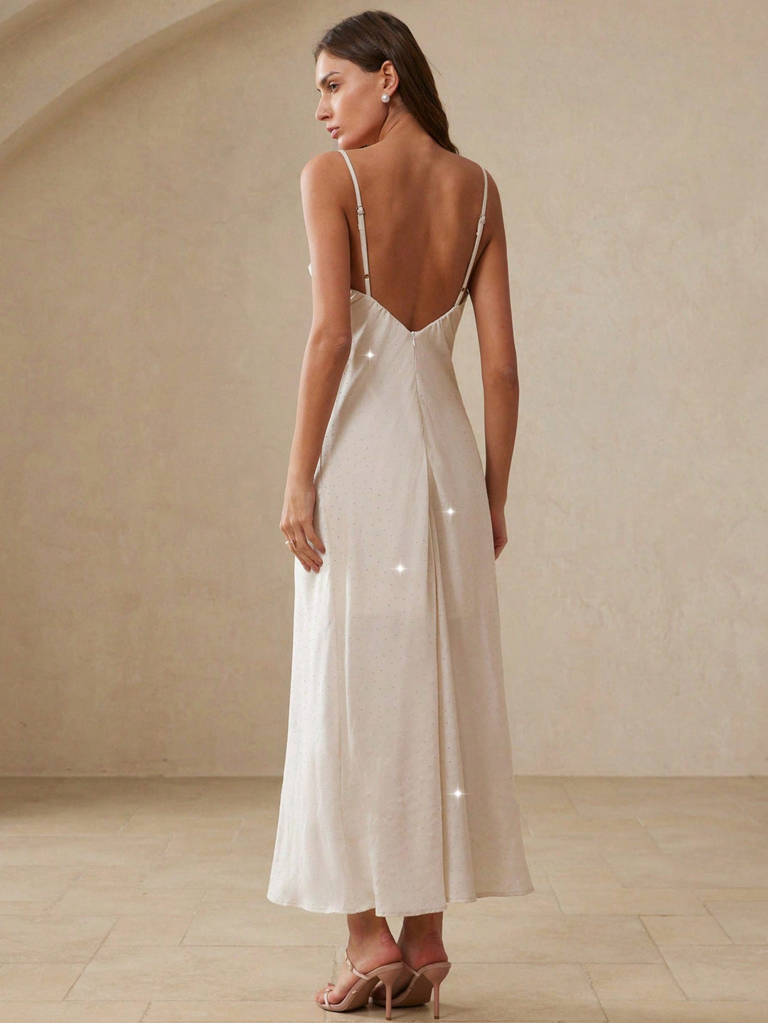 Rochie maxi SHEIN, alb