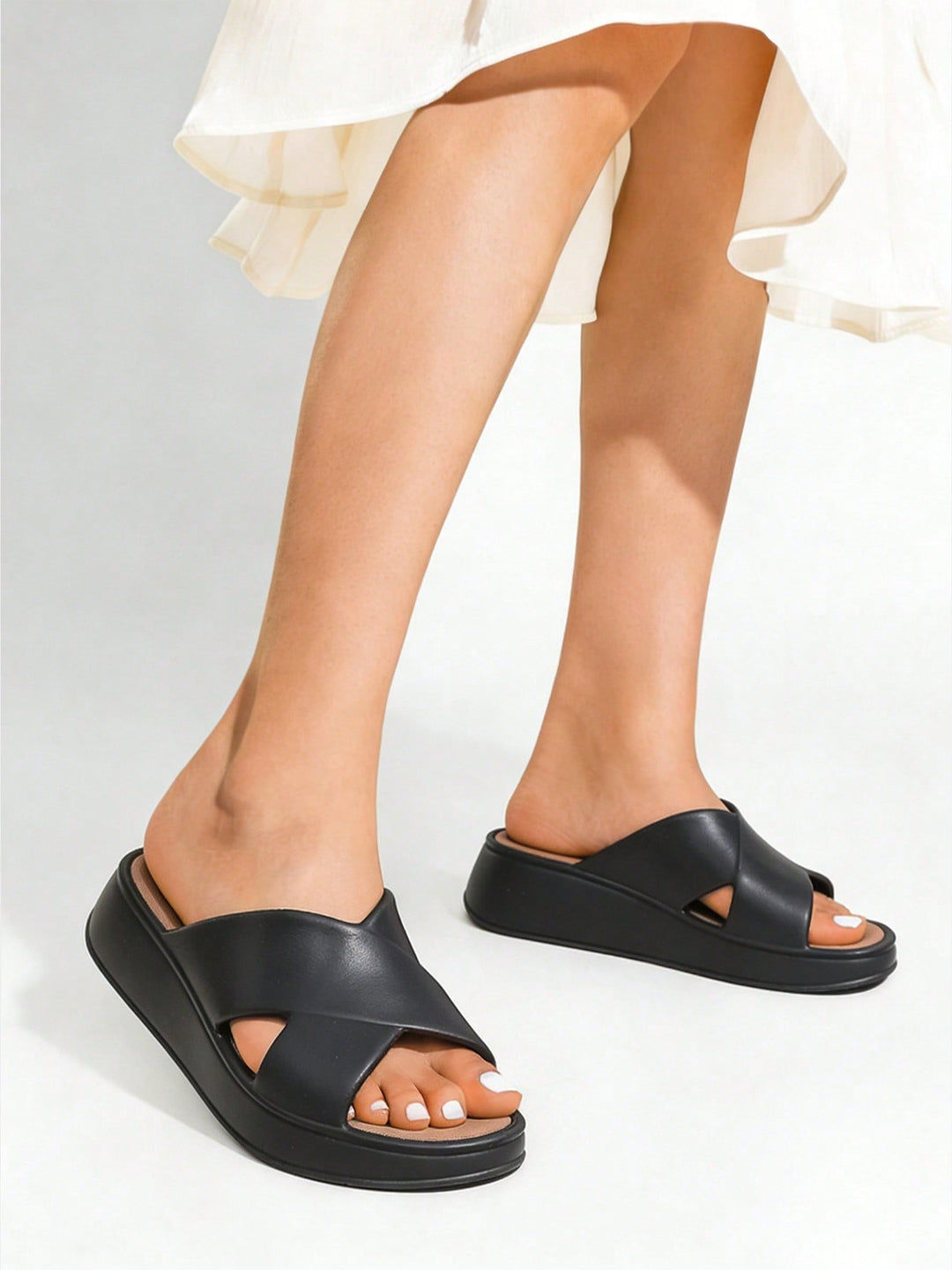 Sandale SHEIN, negru