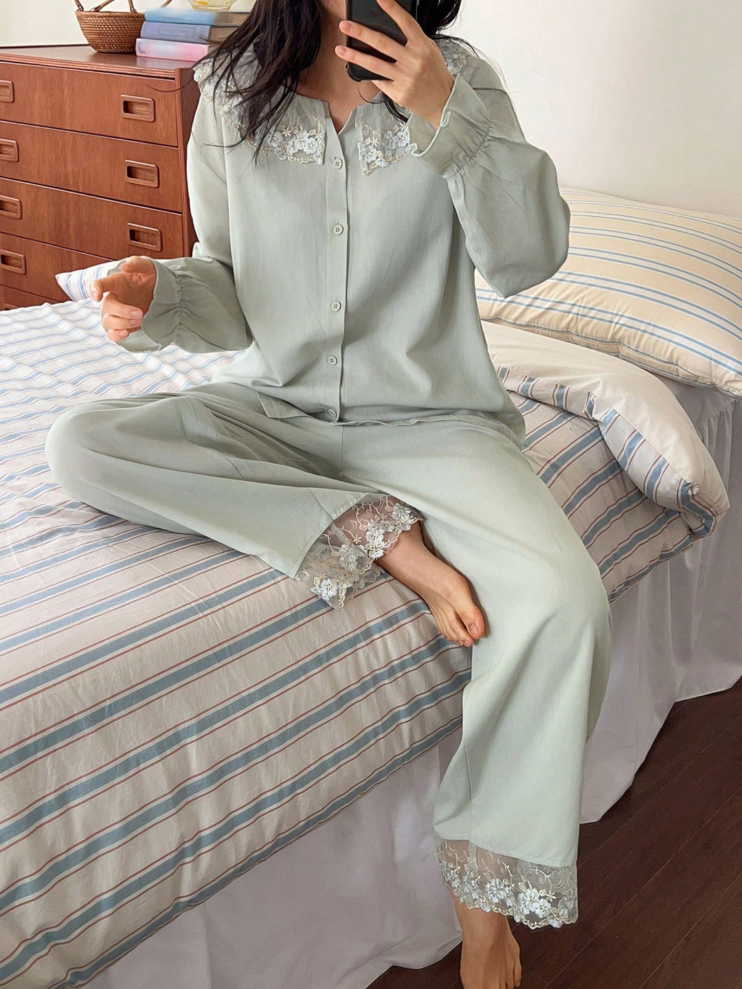 Pijama SHEIN, verde