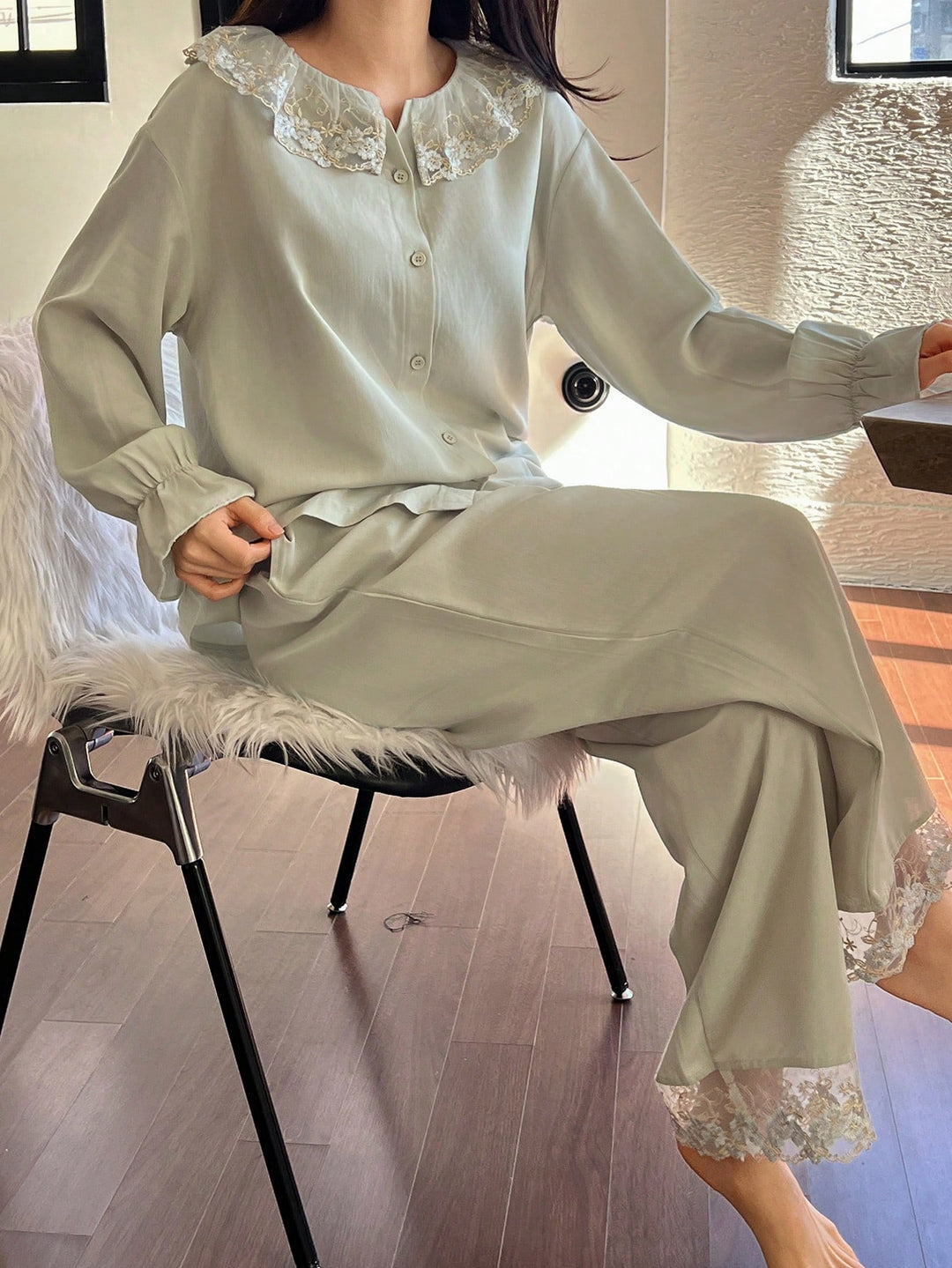 Pijama SHEIN, verde