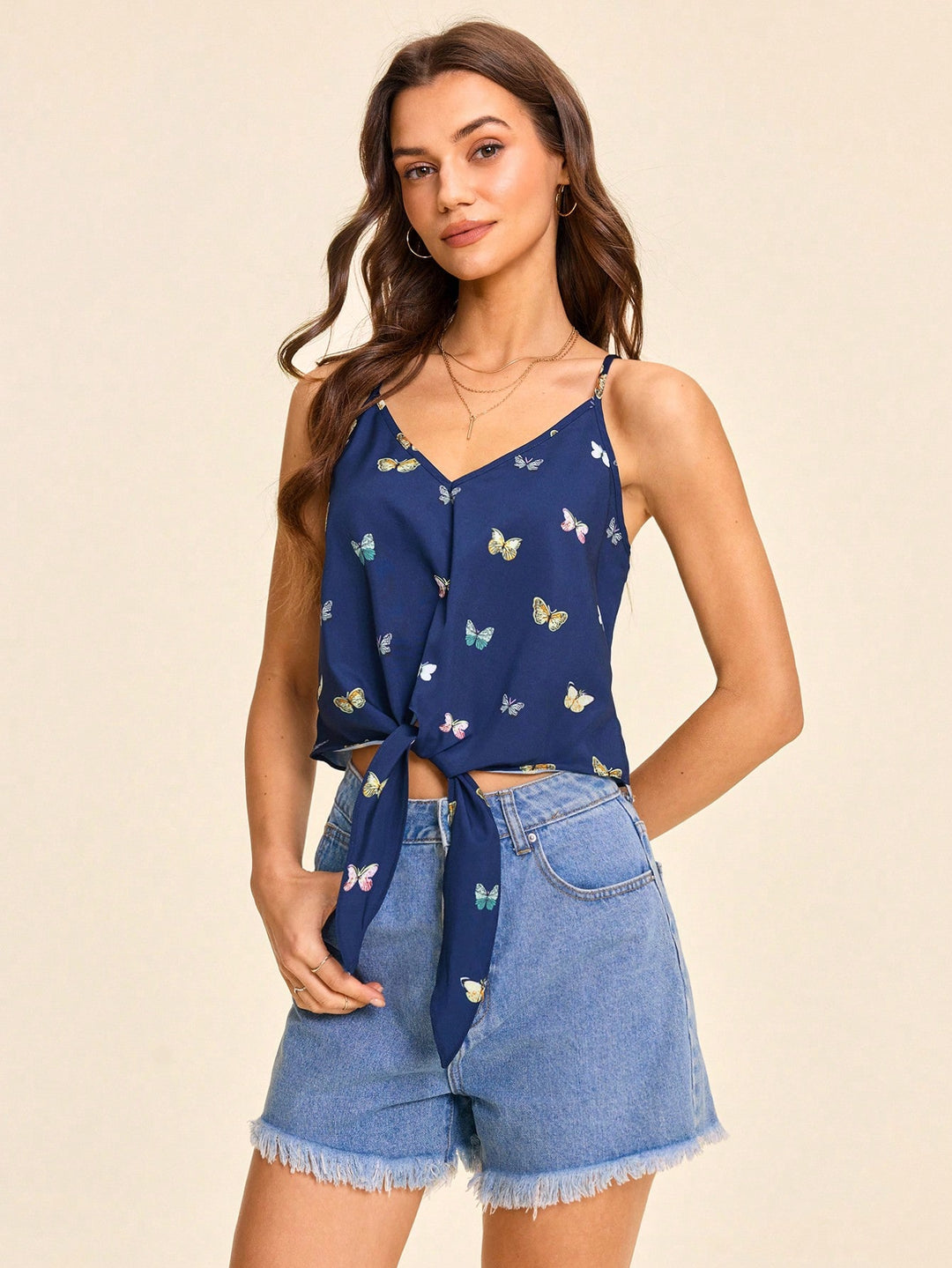 SHEIN top, kék