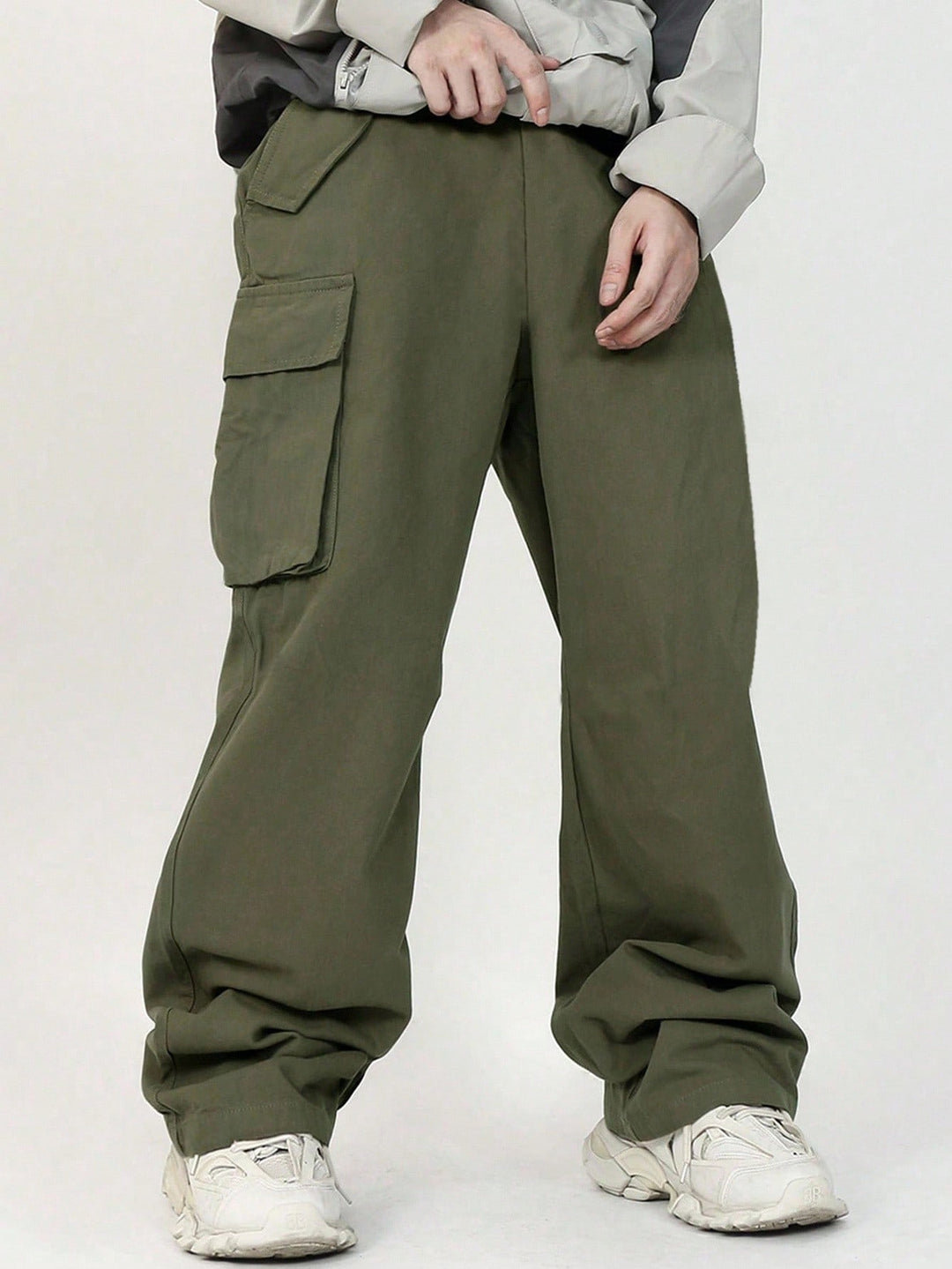 Pantaloni SHEIN, kaki