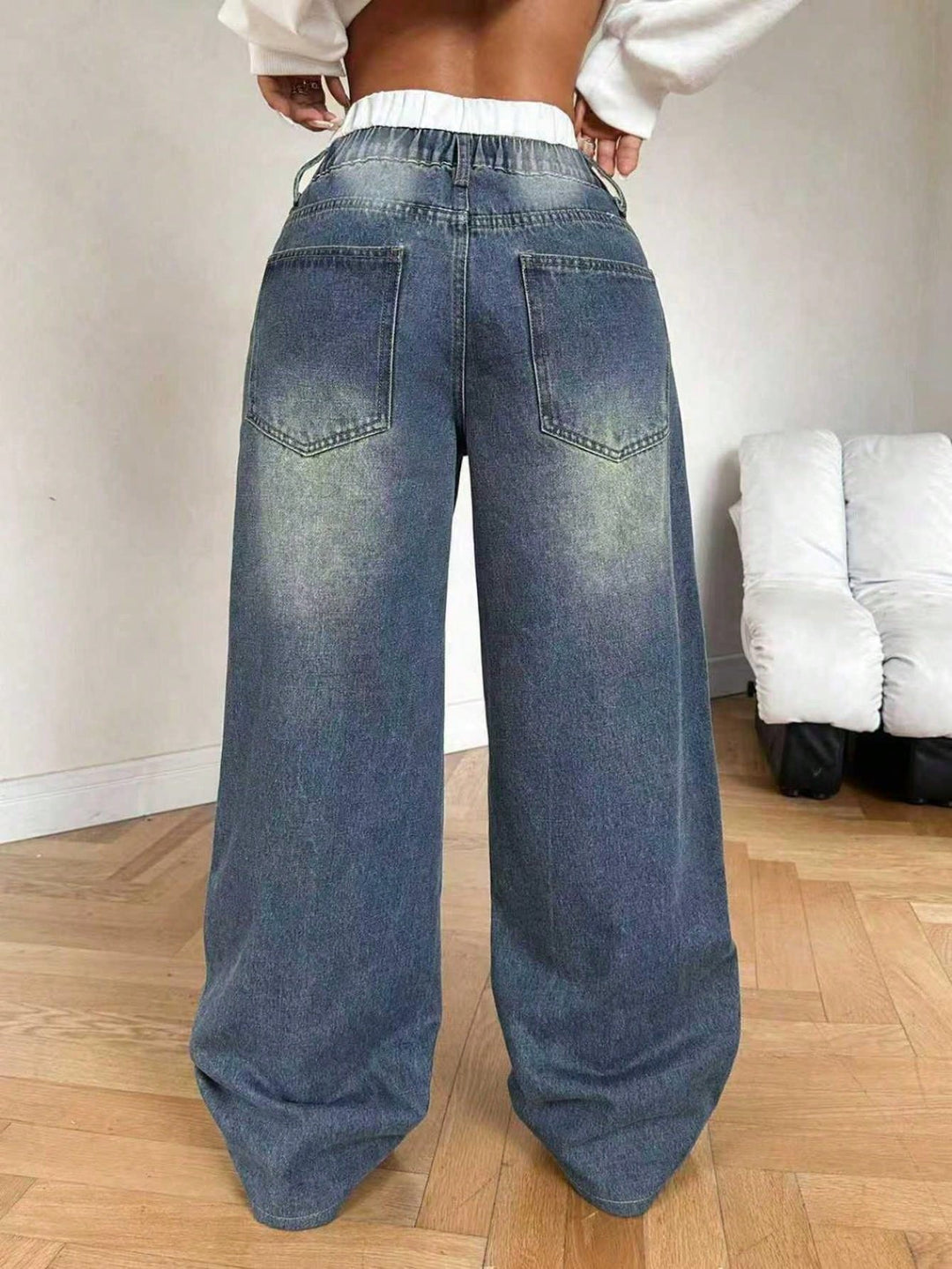 Jeans SHEIN, albastru