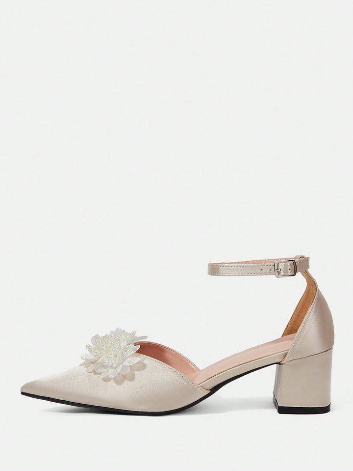 Pantofi cu toc SHEIN, bej