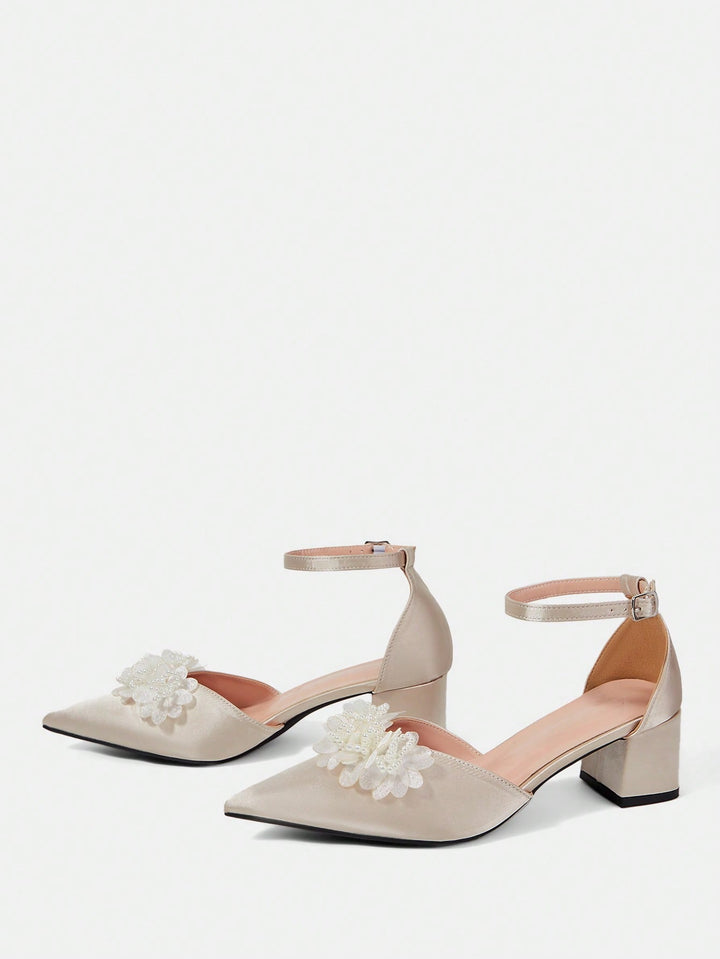 Pantofi cu toc SHEIN, bej