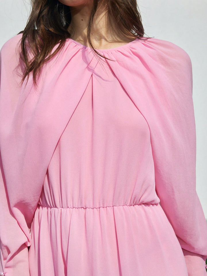 Rochie maxi SHEIN, roz