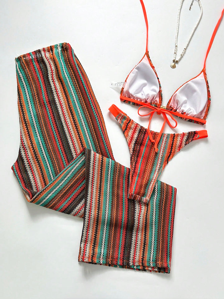 Costum de baie SHEIN, mix culori