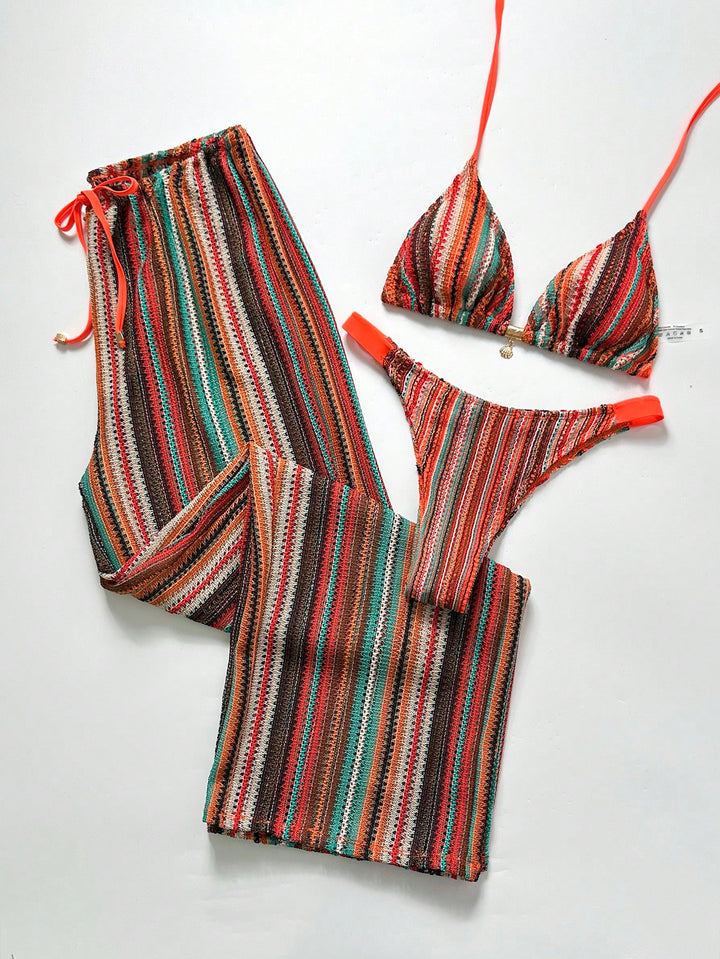 Costum de baie SHEIN, mix culori