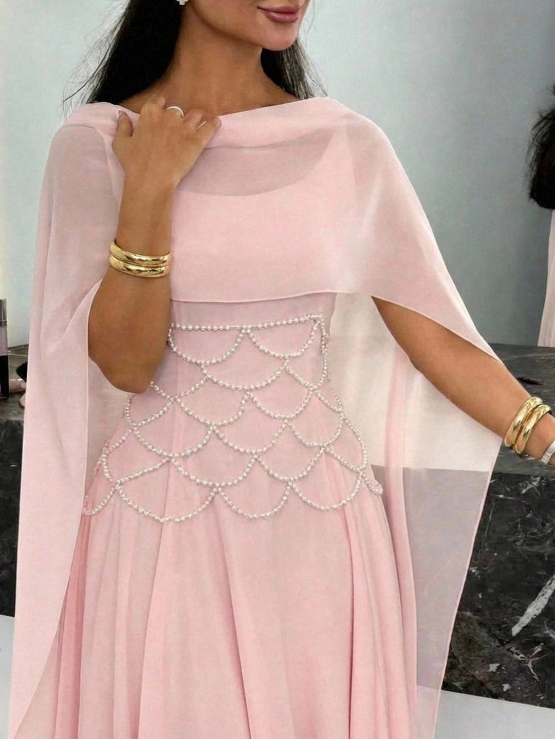 Rochie maxi SHEIN, roz