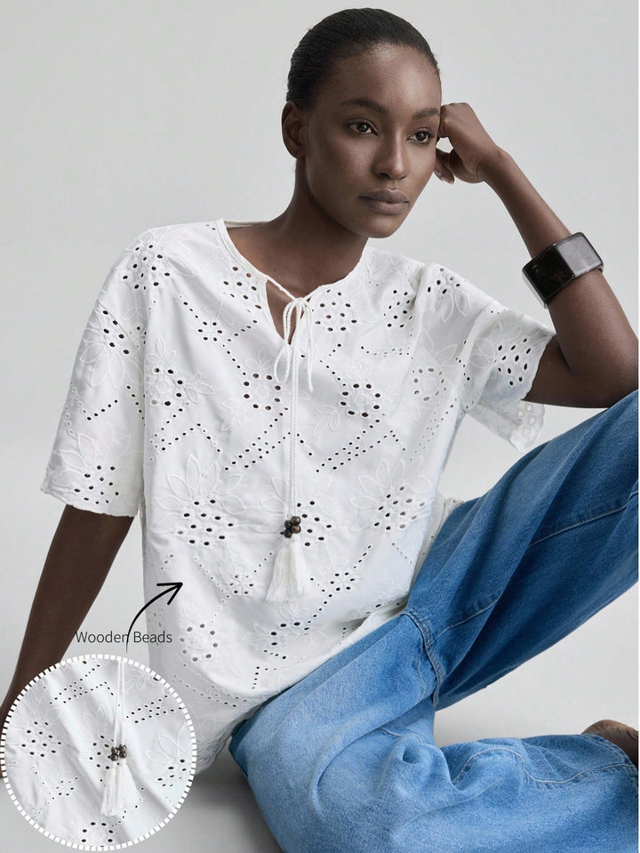 Top SHEIN, alb
