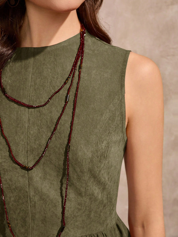 Top SHEIN, verde
