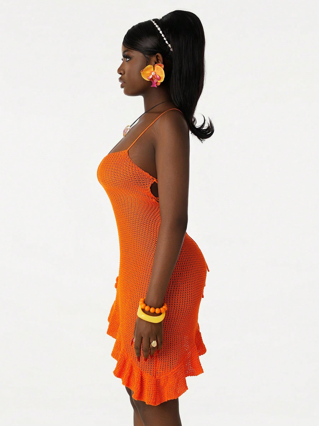 Rochie SHEIN, portocaliu