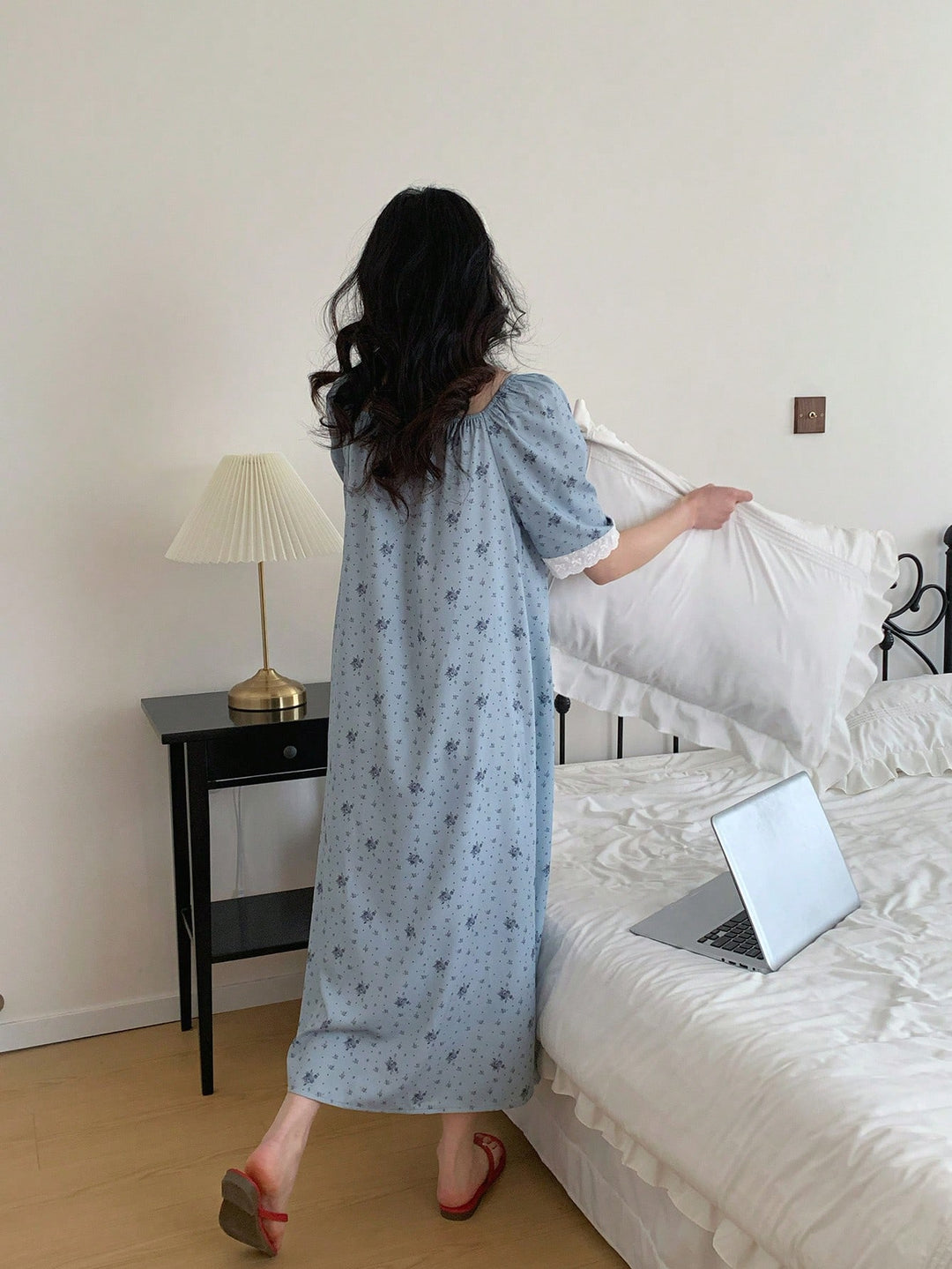 Pijama SHEIN, albastru