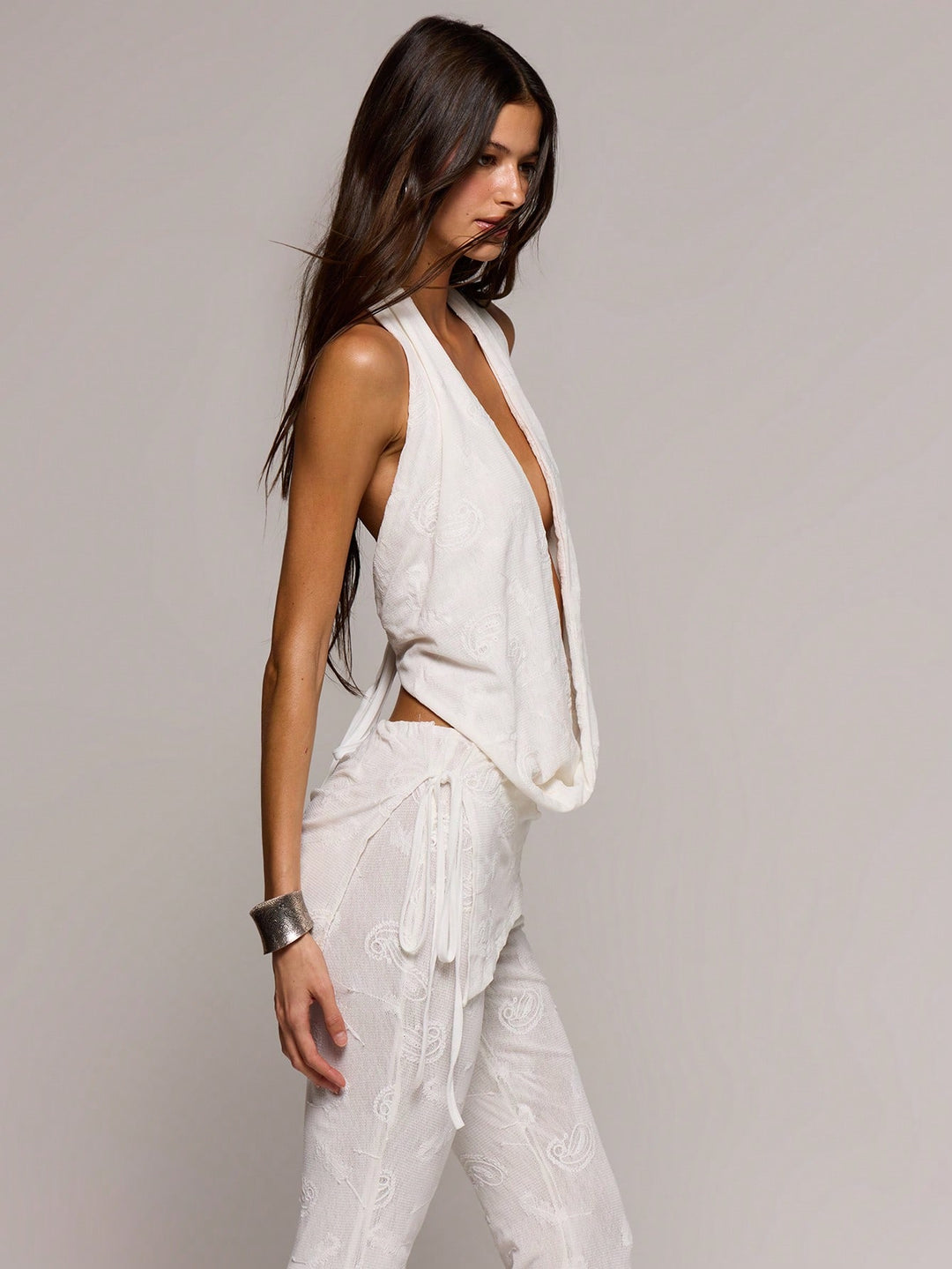 Top SHEIN, alb