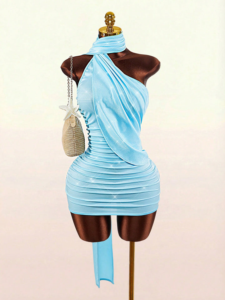 Rochie mini SHEIN, albastru
