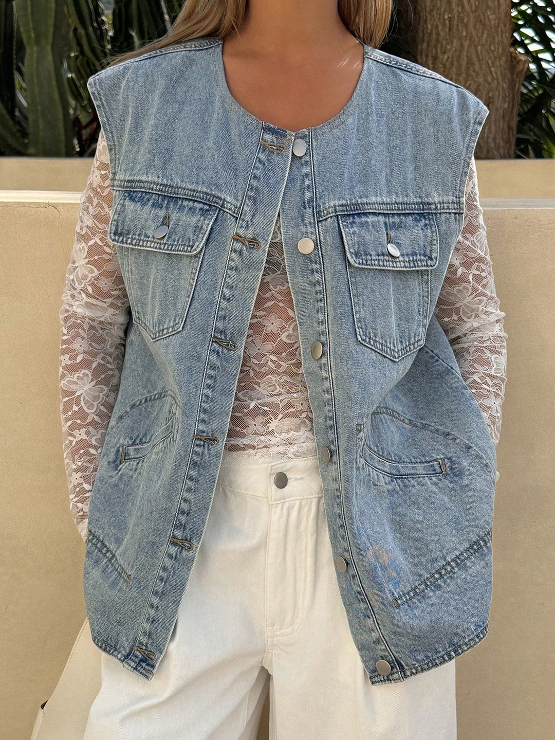 Top SHEIN, albastru