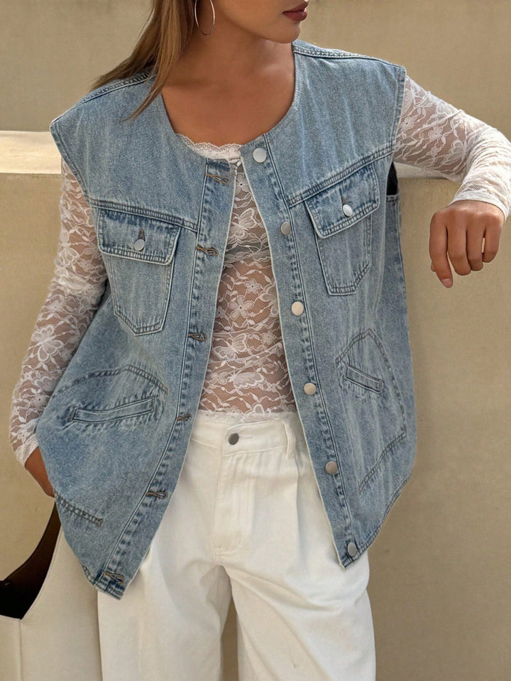Top SHEIN, albastru
