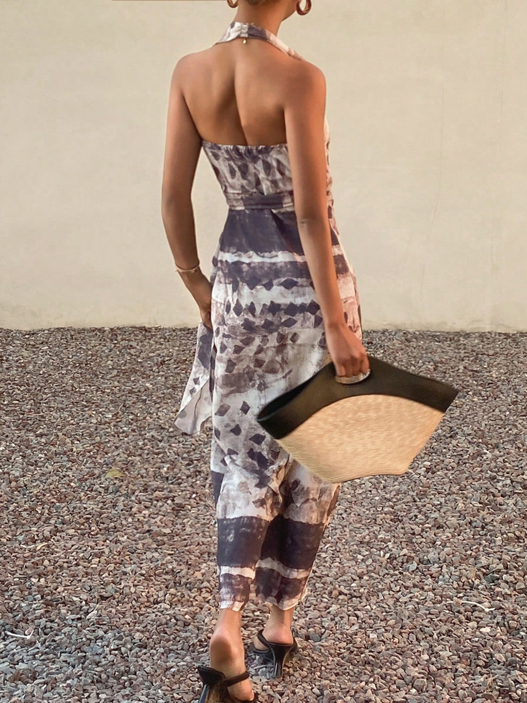 Rochie maxi SHEIN, maro