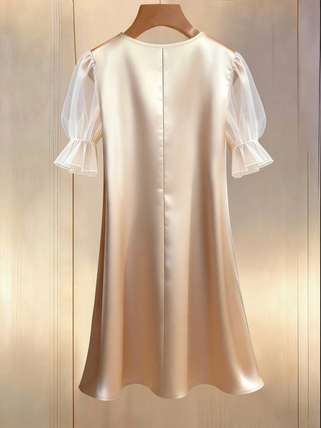 Rochie midi SHEIN, bej