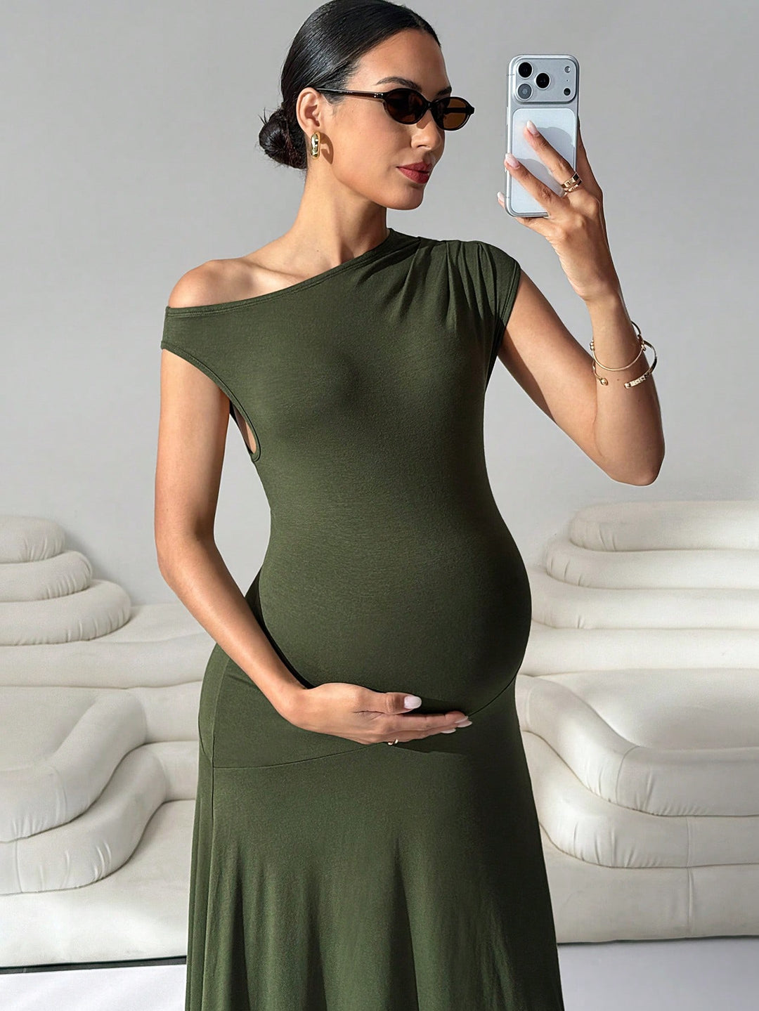 SHEIN ruha, khaki