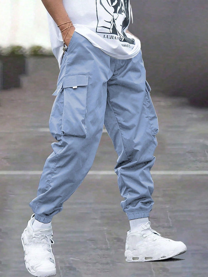 Pantaloni SHEIN, albastru