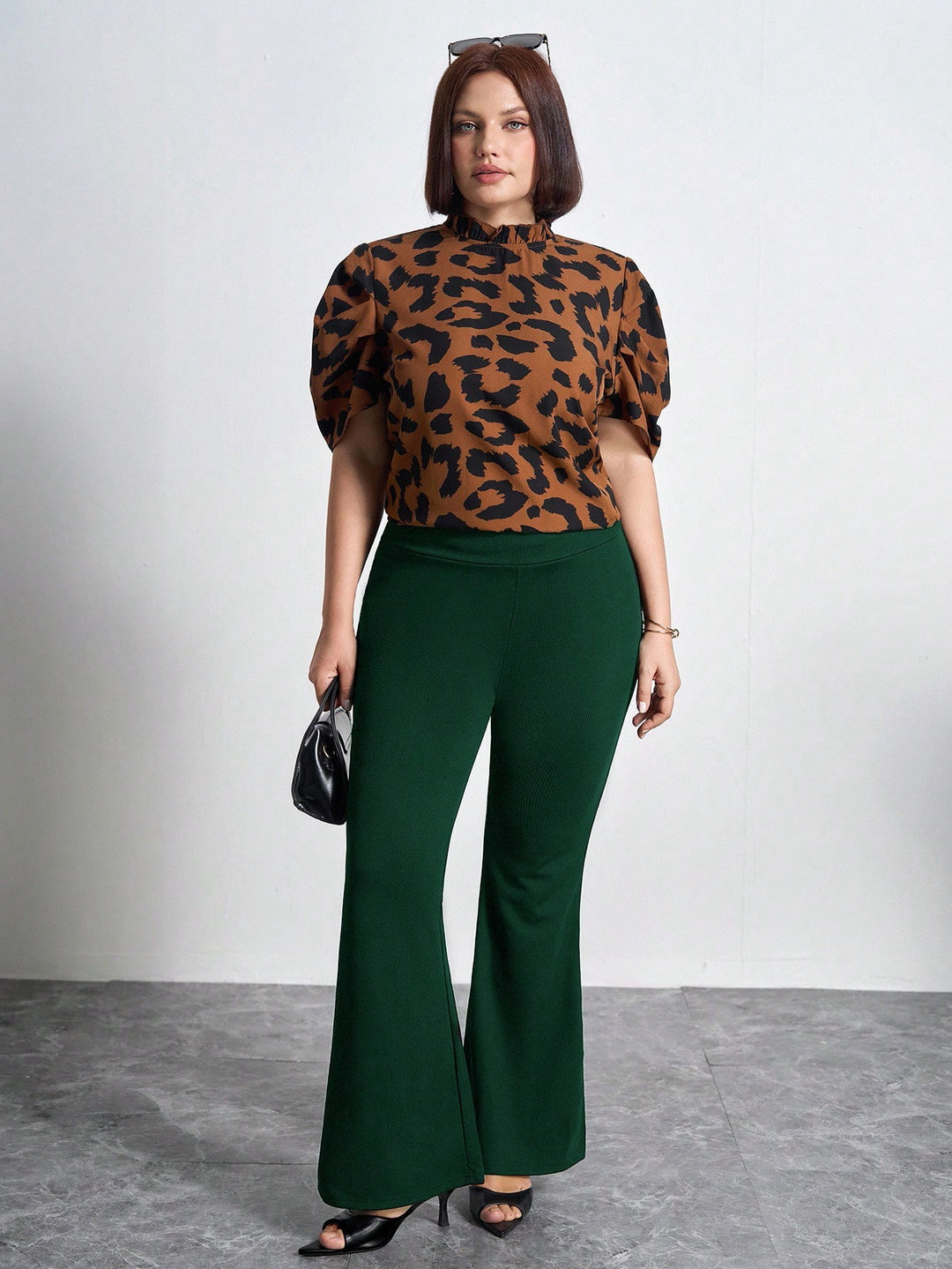 Pantaloni SHEIN, verde