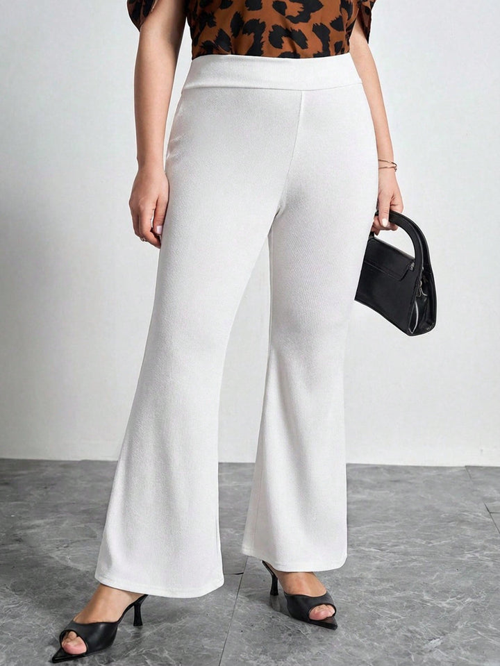 Pantaloni SHEIN, alb