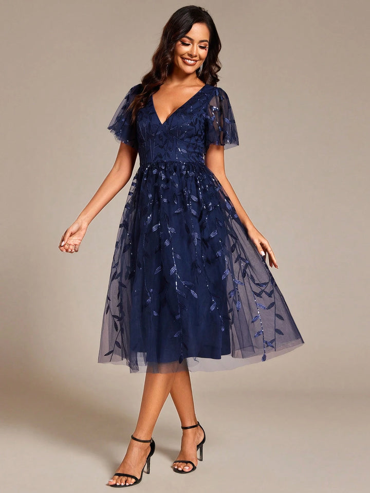 Rochie midi SHEIN, albastru