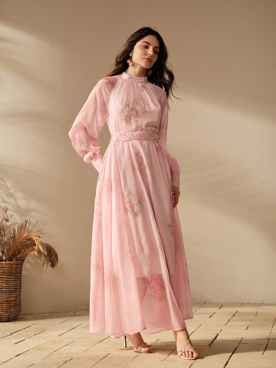 Rochie maxi SHEIN, mix culori