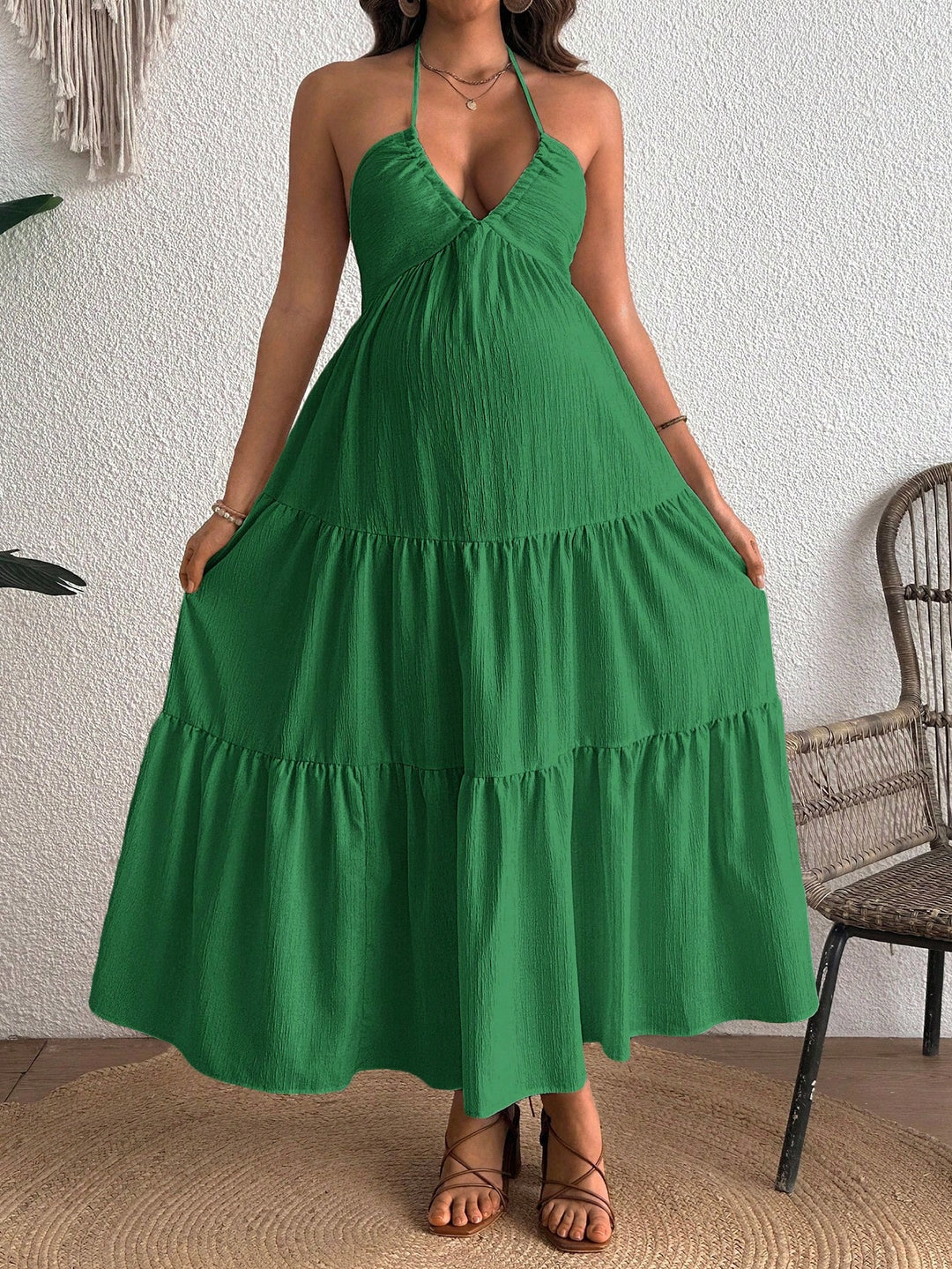 Rochie SHEIN, verde