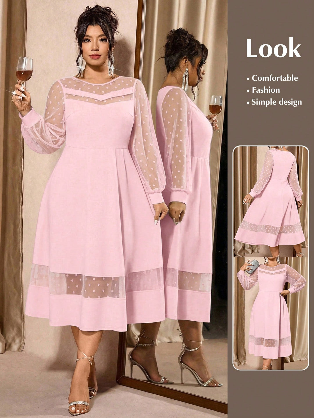 Rochie SHEIN, roz