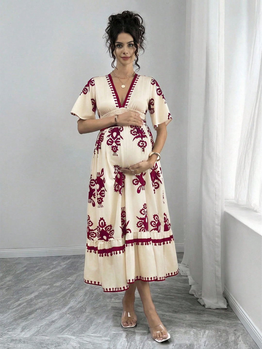 Rochie SHEIN, vișiniu