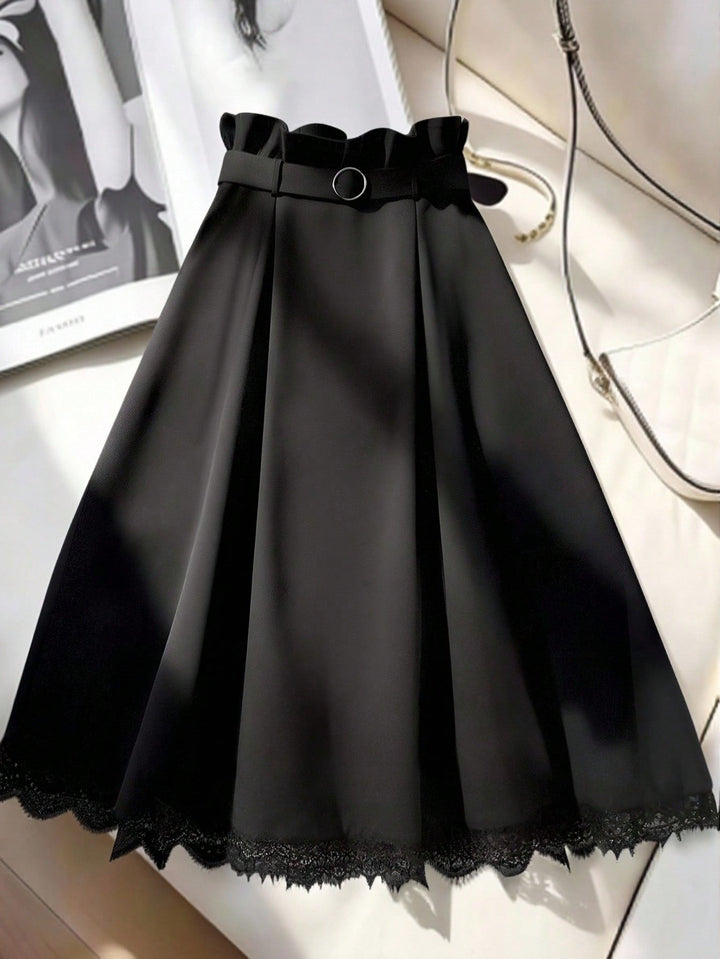 Fustă maxi SHEIN, negru