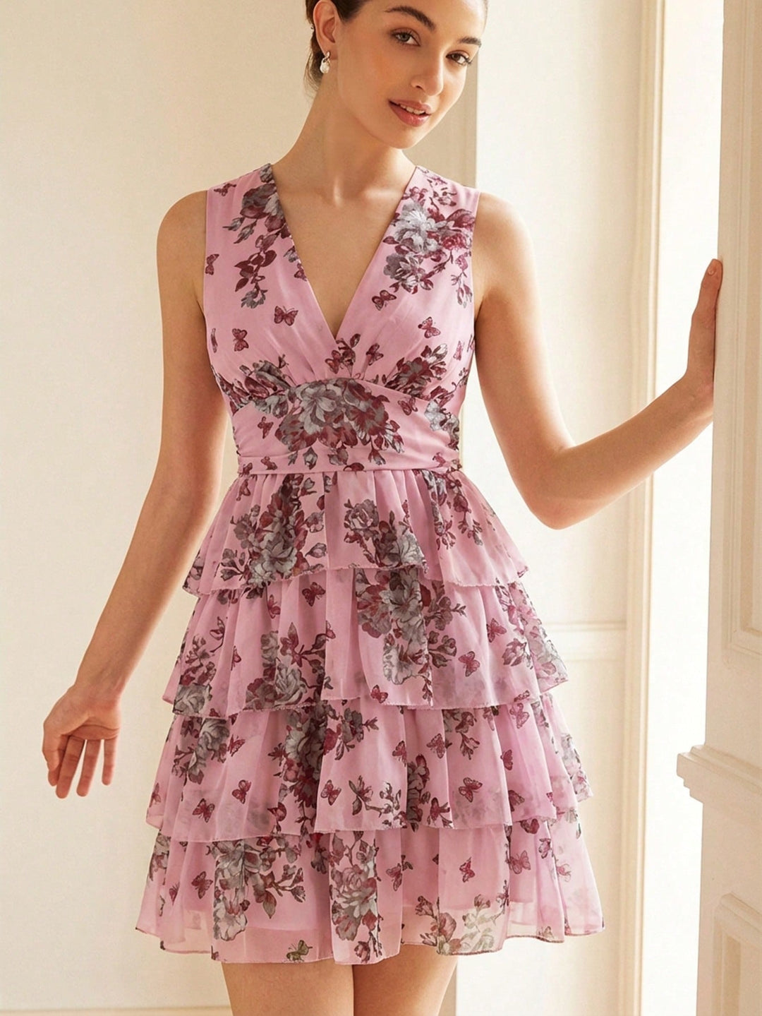 Rochie mini SHEIN, roz
