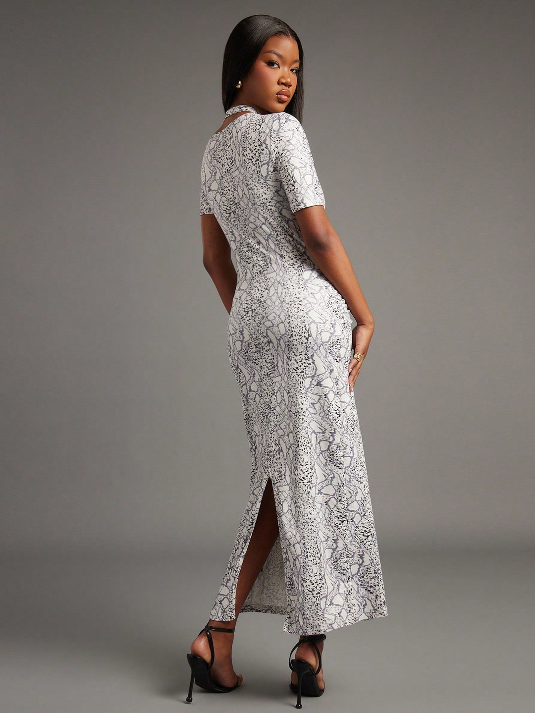 Rochie maxi SHEIN, mix culori