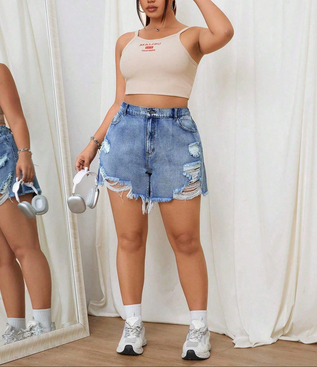Jeans Shein, albastru