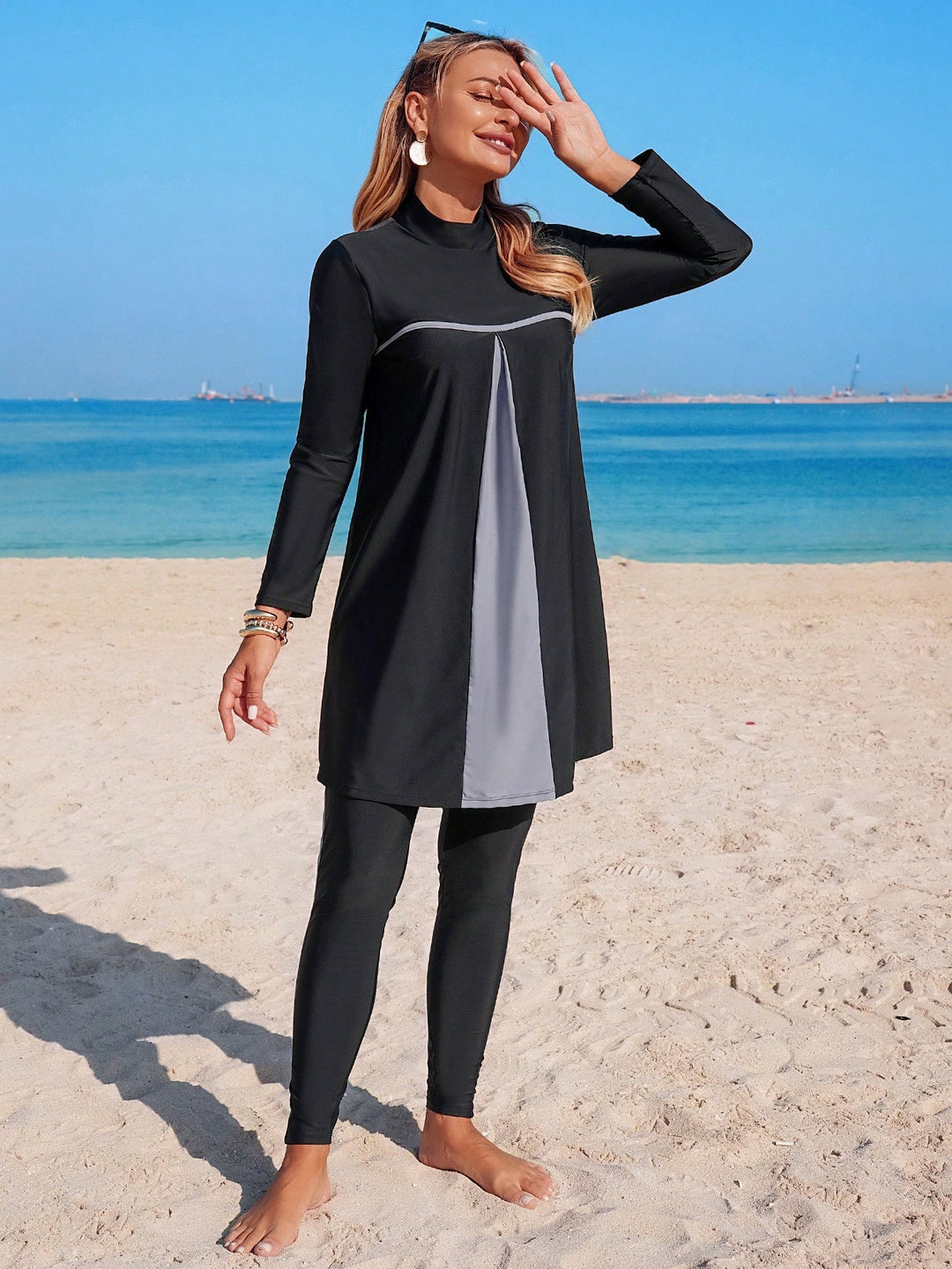 Costum de baie SHEIN, mix culori