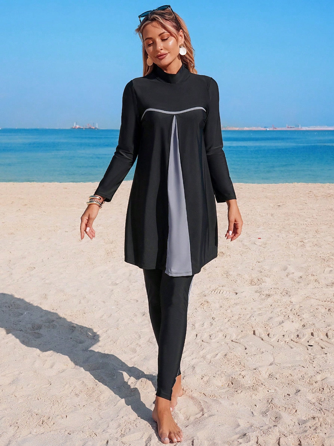 Costum de baie SHEIN, mix culori