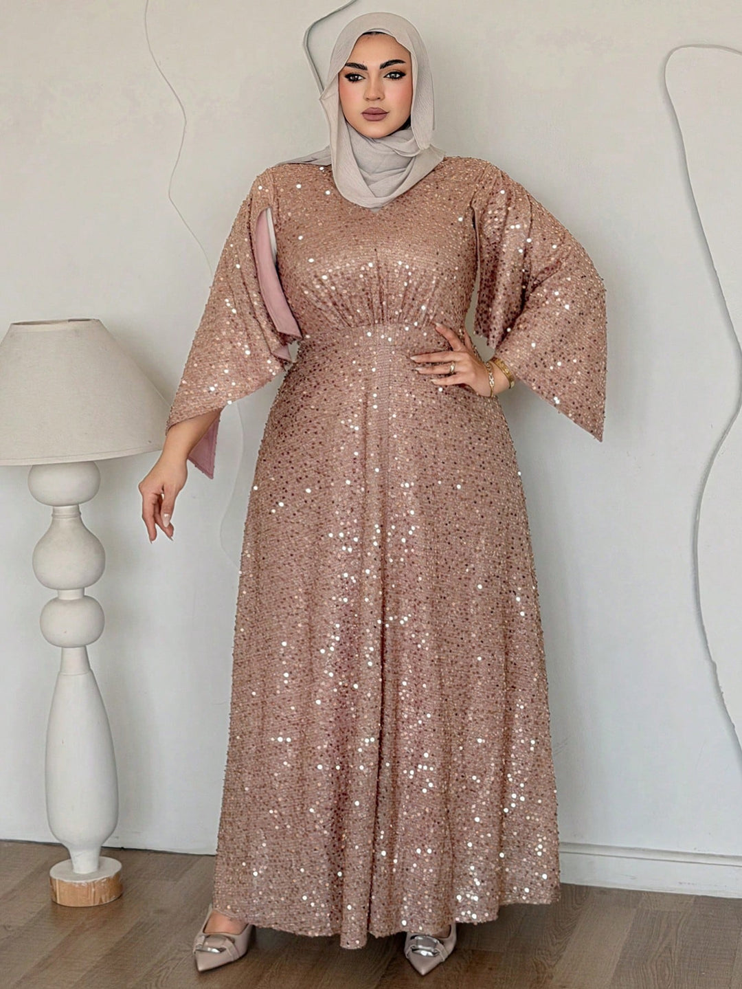 Rochie SHEIN, kaki