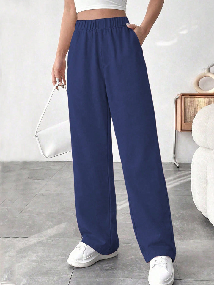Pantaloni SHEIN, albastru