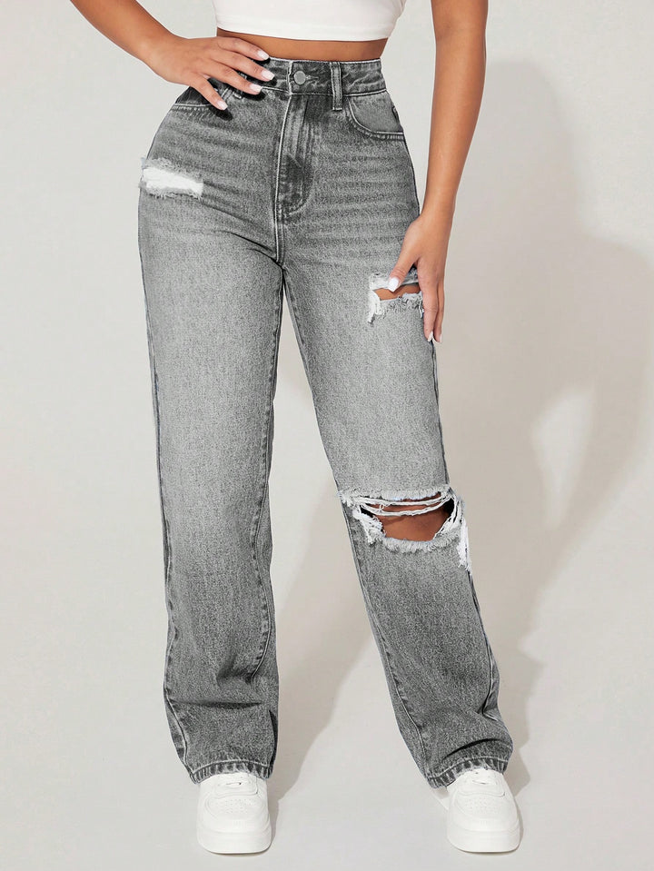 Jeans SHEIN, gri