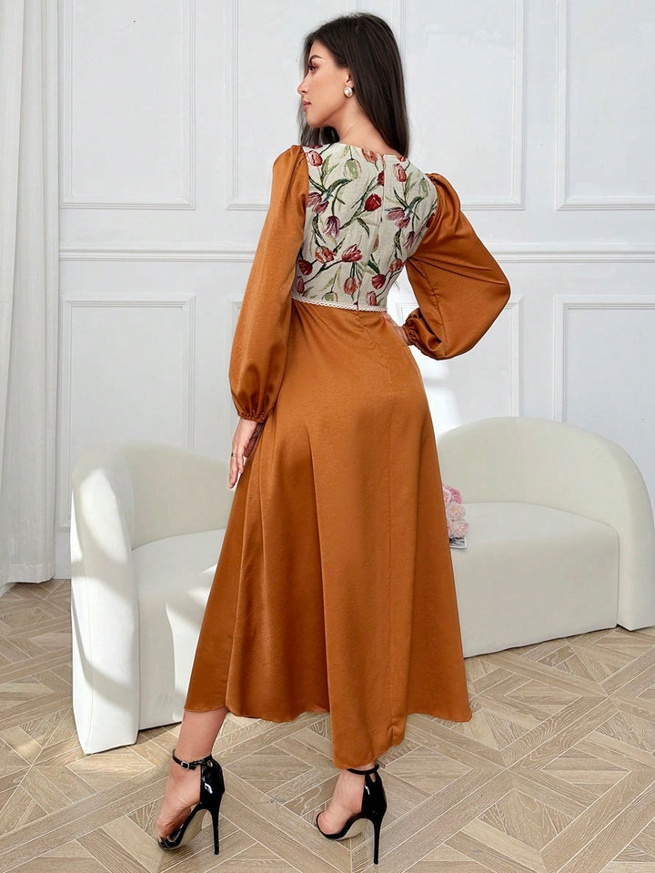 Rochie maxi SHEIN, galben