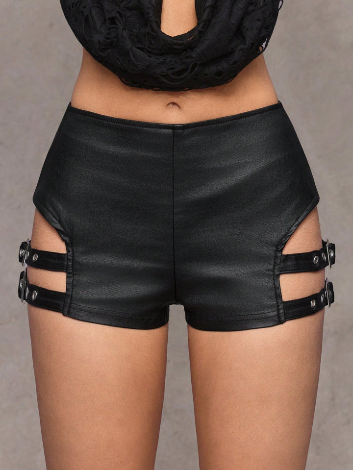 Pantaloni scurți SHEIN, negru