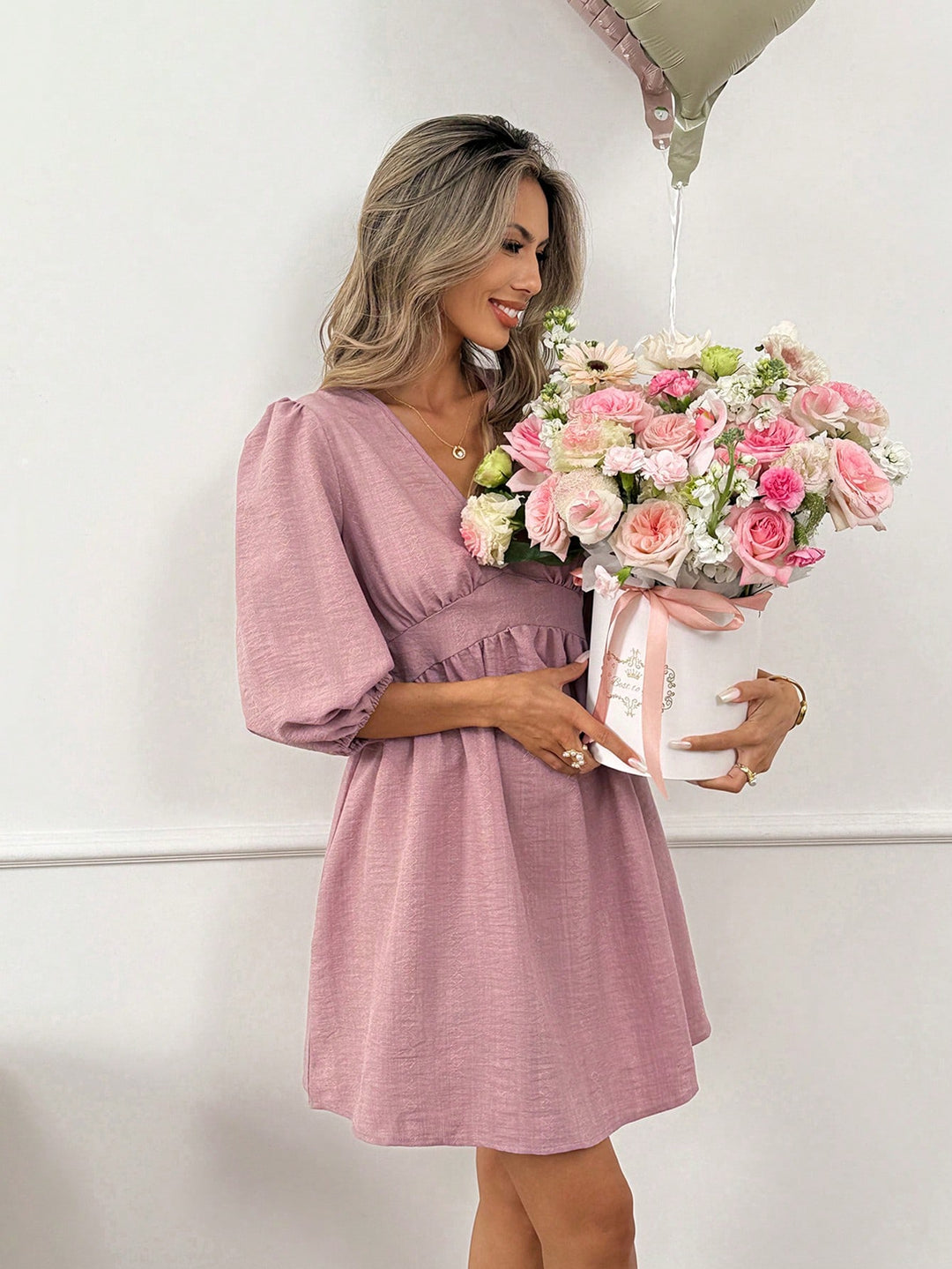 Rochie scurtă SHEIN, albastru
