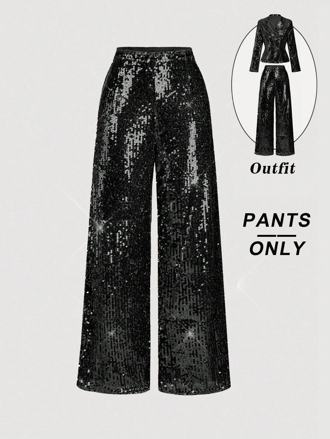 Pantalon SHEIN, negru